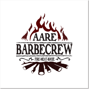 Barbecrew White Posters and Art